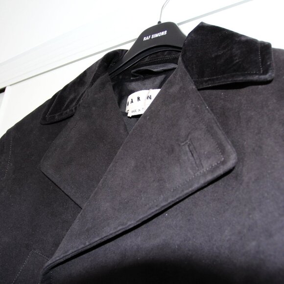 BNWT AW20 MARNI DOUBLE BREASTED SUEDE COTTON COAT 48 & 50 - Picture 4 of 15